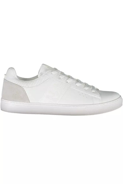 Napapijri Elegant White Lace-Up Sports Sneakers Napapijri