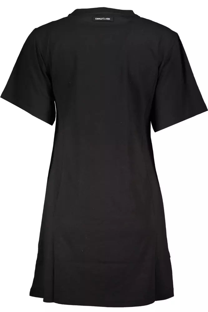 Cavalli Class Elegant Round Neckline Printed Tee Cavalli Class