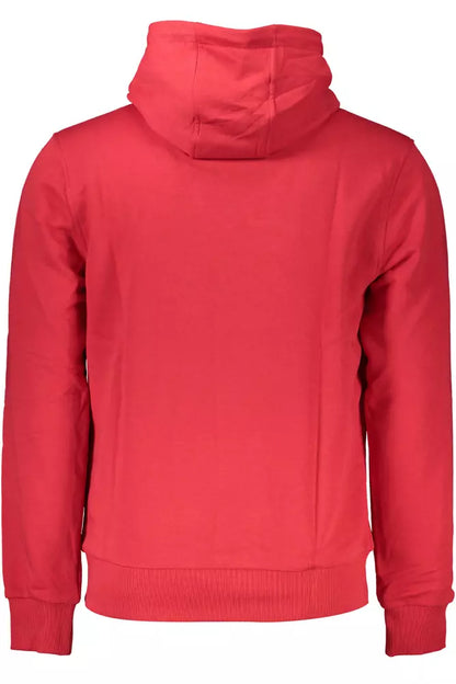 Cavalli Class Elegant Pink Hooded Sweatshirt with Logo Print Cavalli Class