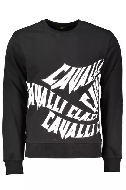 Cavalli Class Elegant Printed Long-Sleeve Sweater Cavalli Class