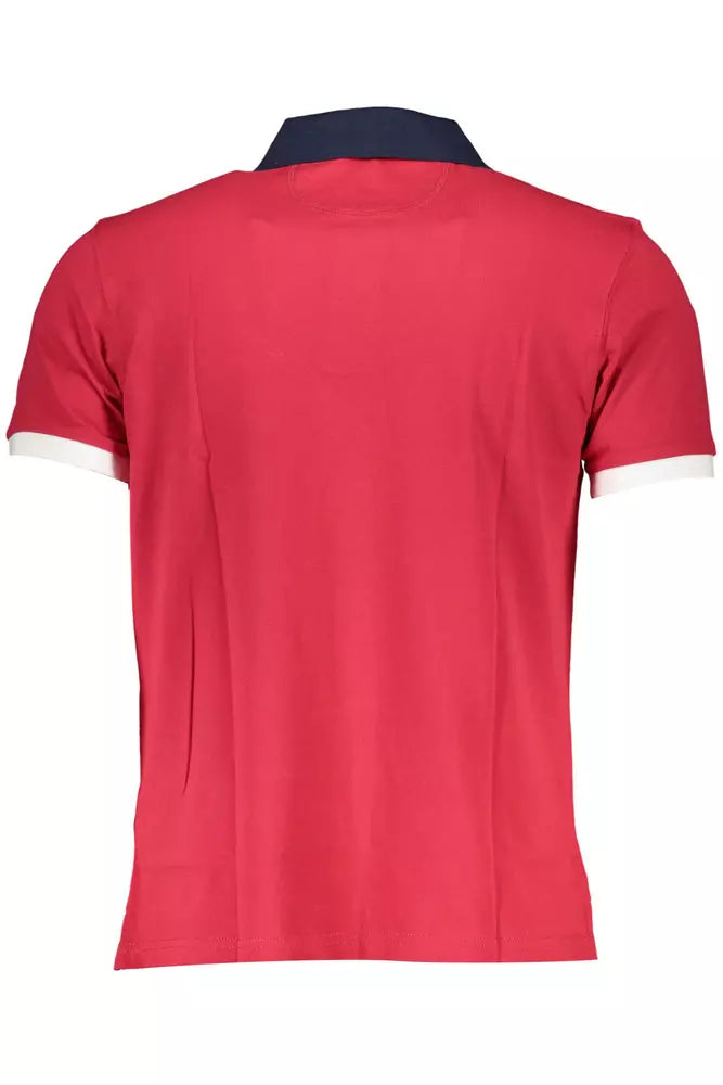 La Martina Elegant Pink Cotton Polo Shirt La Martina