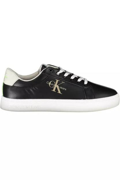 Calvin Klein Black Polyester Men Sneaker