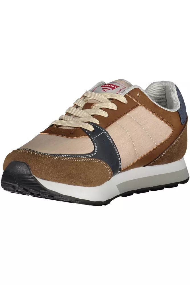 Carrera চটকদার বৈপরীত্য লেইস আপ sneakers