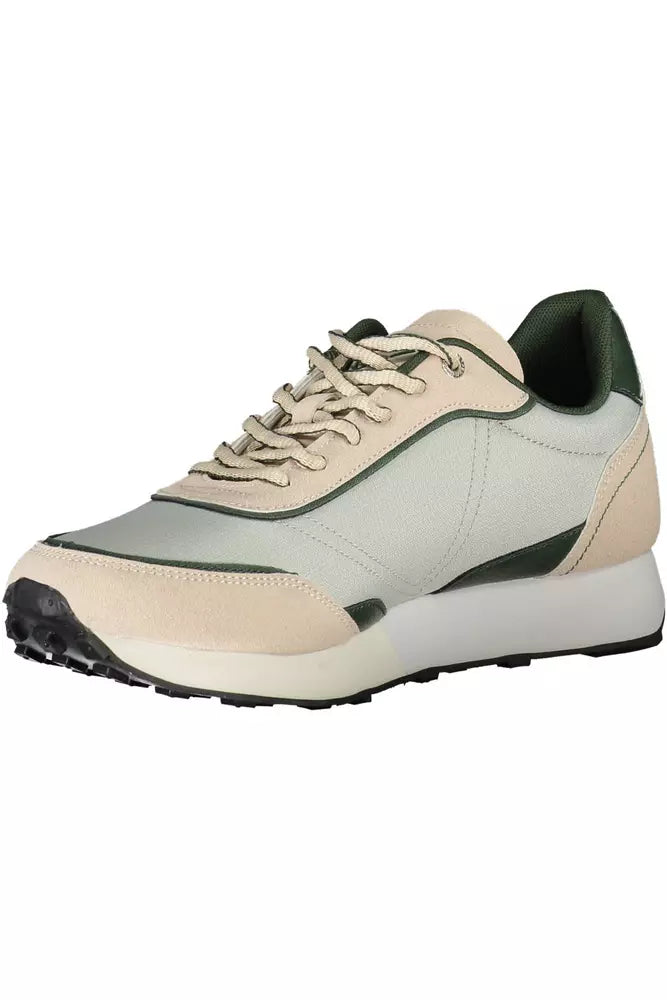 Carrera Beige ECO Leather Sneakers with Contrasting Details Carrera