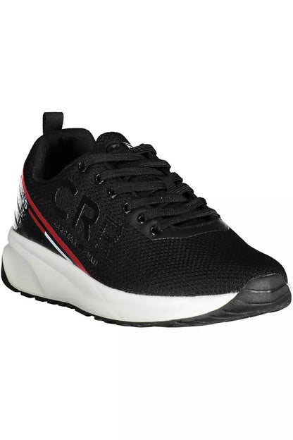 Carrera Sleek Black Sports Sneakers with Striking Contrasts Carrera