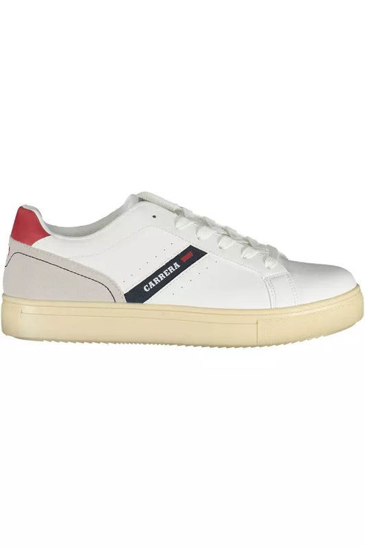 Carrera Sleek White Lace-Up Sports Sneakers Carrera