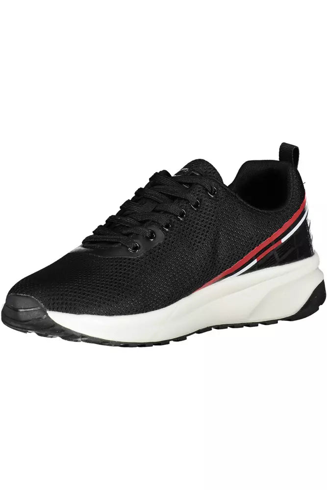 Carrera Sleek Black Sports Sneakers with Striking Contrasts Carrera