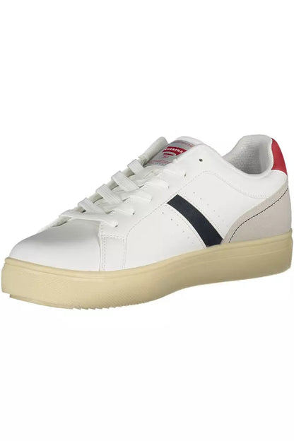 Carrera Sleek White Lace-Up Sports Sneakers Carrera