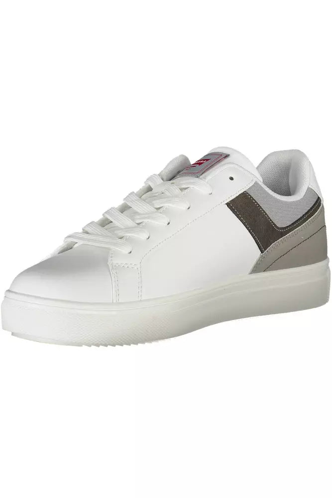 Carrera Sleek White Sneakers with Bold Contrasts Carrera