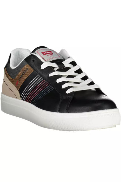 Carrera Sleek Black Sporty Sneakers with Contrasting Accents Carrera