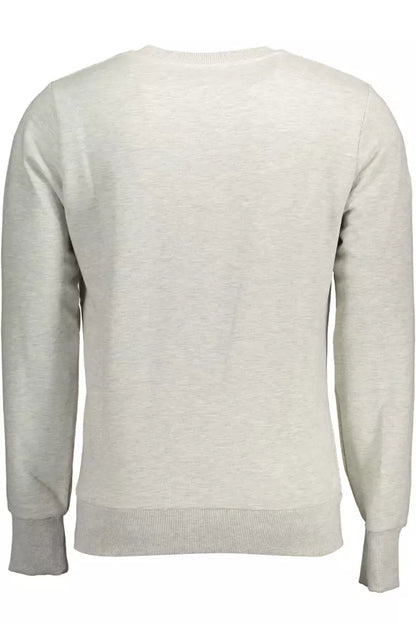 Superdry Chic Gray Embroidered Sweatshirt Superdry