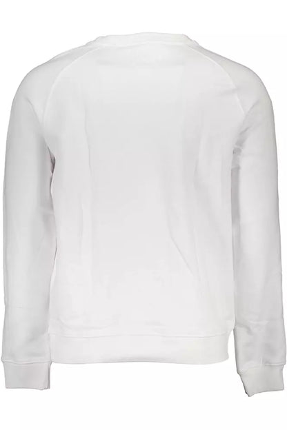 Guess Jeans Crisp White Organic Cotton Sweatshirt Guess Jeans