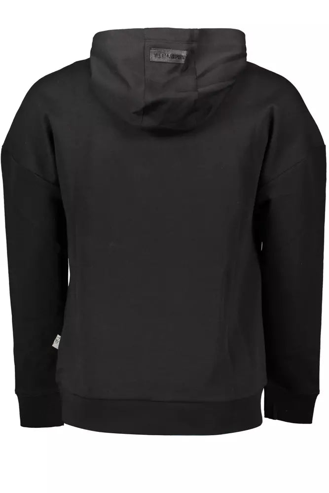 Plein Sport Sleek Hooded Sweater with Contrast Details Plein Sport