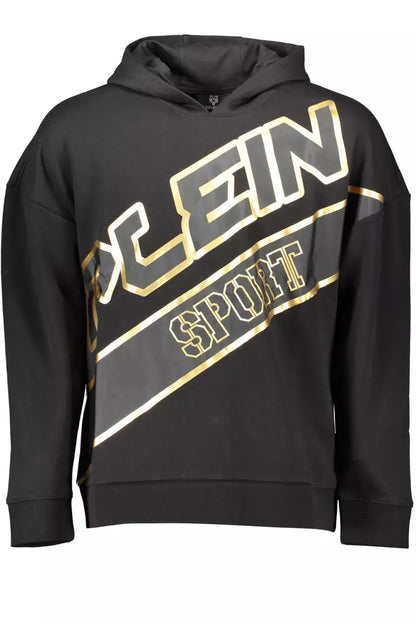 Plein Sport Sleek Hooded Sweatshirt with Signature Details Plein Sport