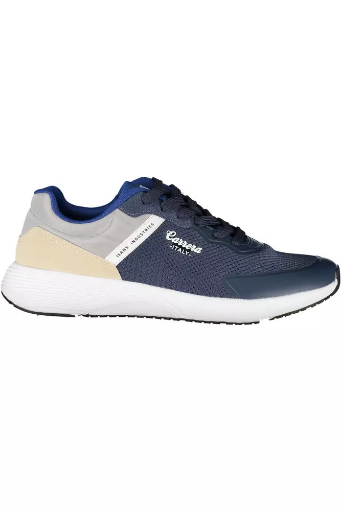 Carrera Sleek Blue Sneakers with Contrasting Accents Carrera