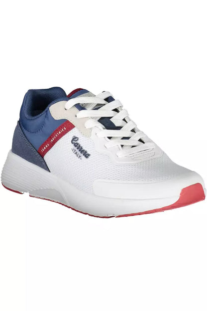 Carrera Sleek White Lace-Up Sneakers with Contrasting Accents Carrera