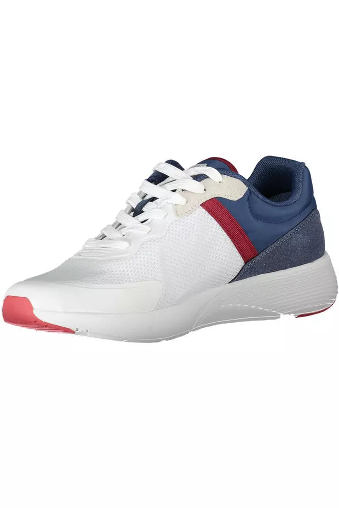 Carrera Sleek White Lace-Up Sneakers with Contrasting Accents Carrera