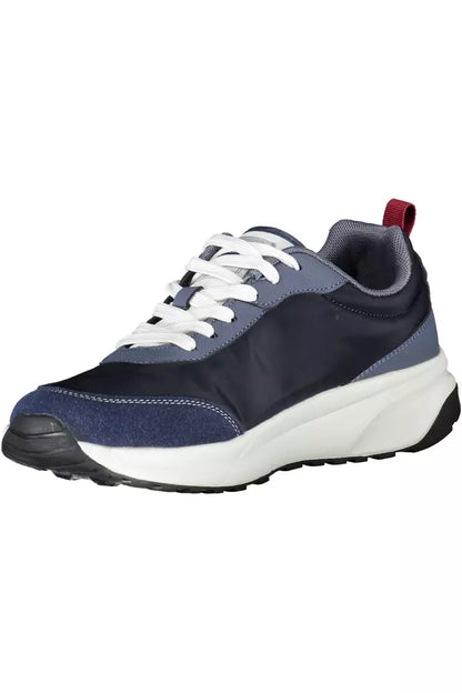 Carrera Sleek Blue Sneakers with Eco-Leather Accents Carrera