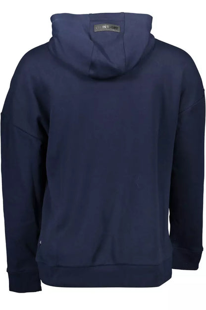 Plein Sport Sleek Long-Sleeved Hooded Sweatshirt with Print Plein Sport