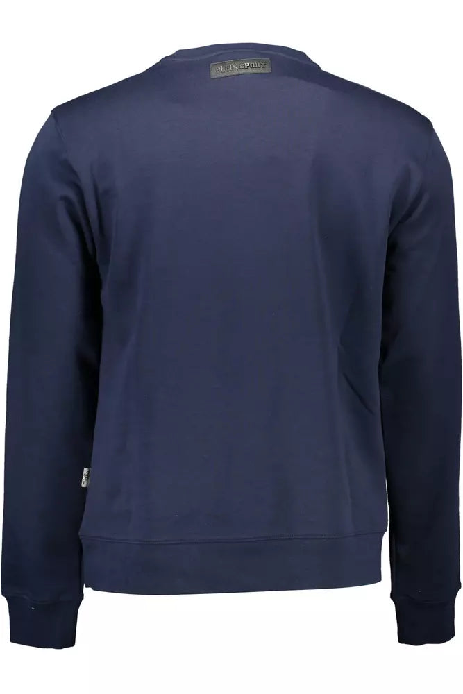 Plein Sport Athletic Blue Contrasting Sweatshirt Plein Sport