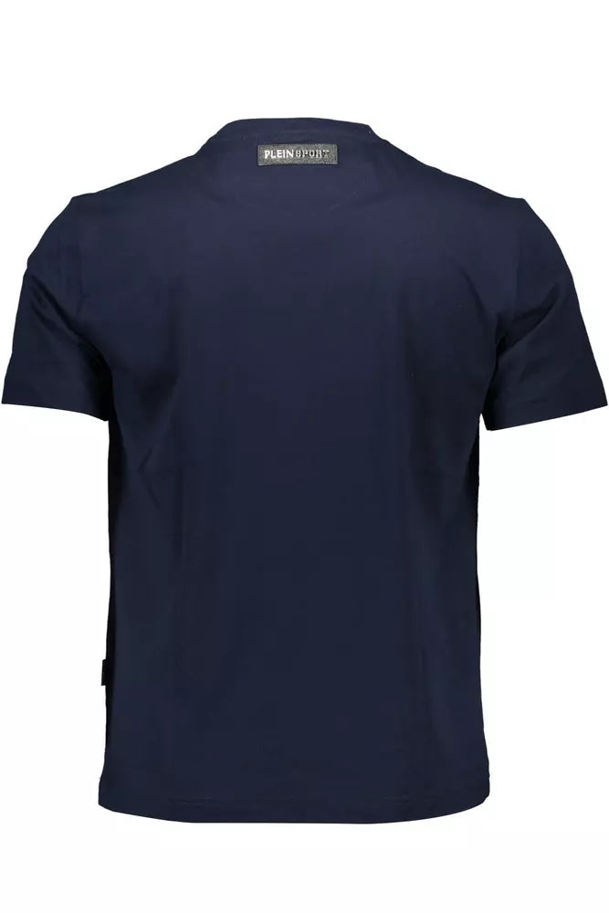 Plein Sport Electrify Blue Crew Neck Designer Tee Plein Sport