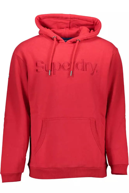 Superdry Chic Pink Hooded Sweatshirt with Embroidery Superdry