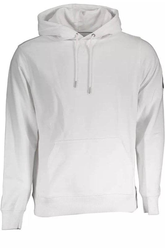 Calvin Klein White Cotton Men Sweatshirt