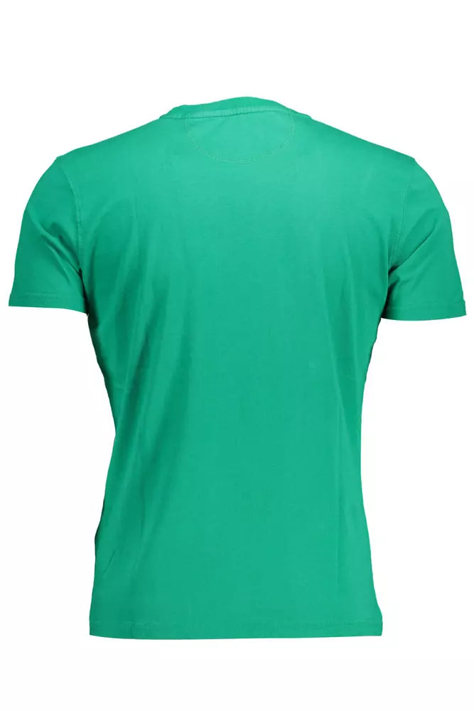 La Martina Regal Green Embroidered Logo Tee La Martina