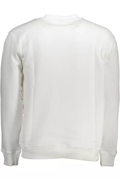 North Sails Elegant White Cotton Sweater for Men North Sails