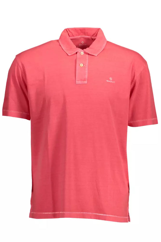 Gant Elegant Pink Cotton Polo Shirt Gant