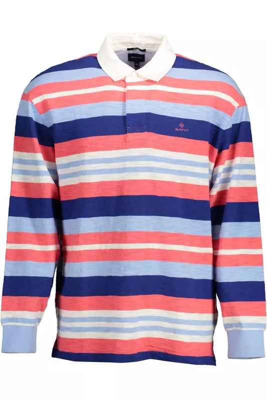 Gant Sophisticated Long-Sleeve Polo with Contrast Details Gant