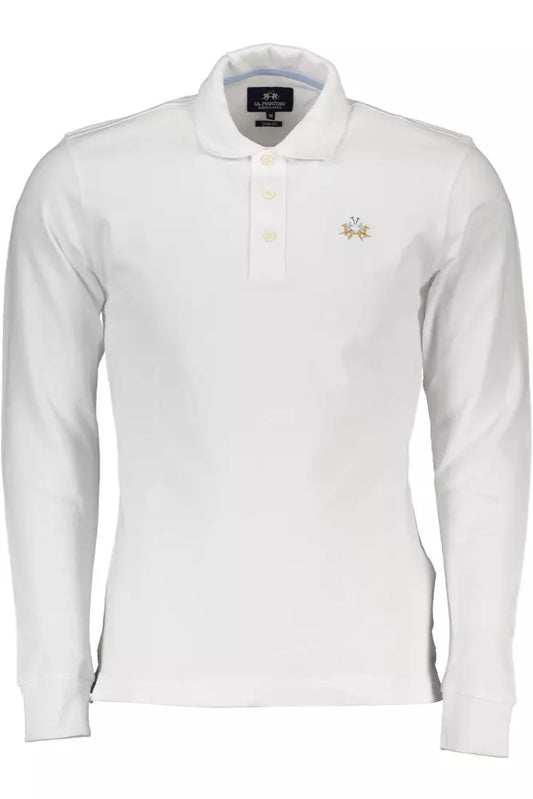 La Martina Elegant Slim Fit Long-Sleeved Polo Shirt La Martina