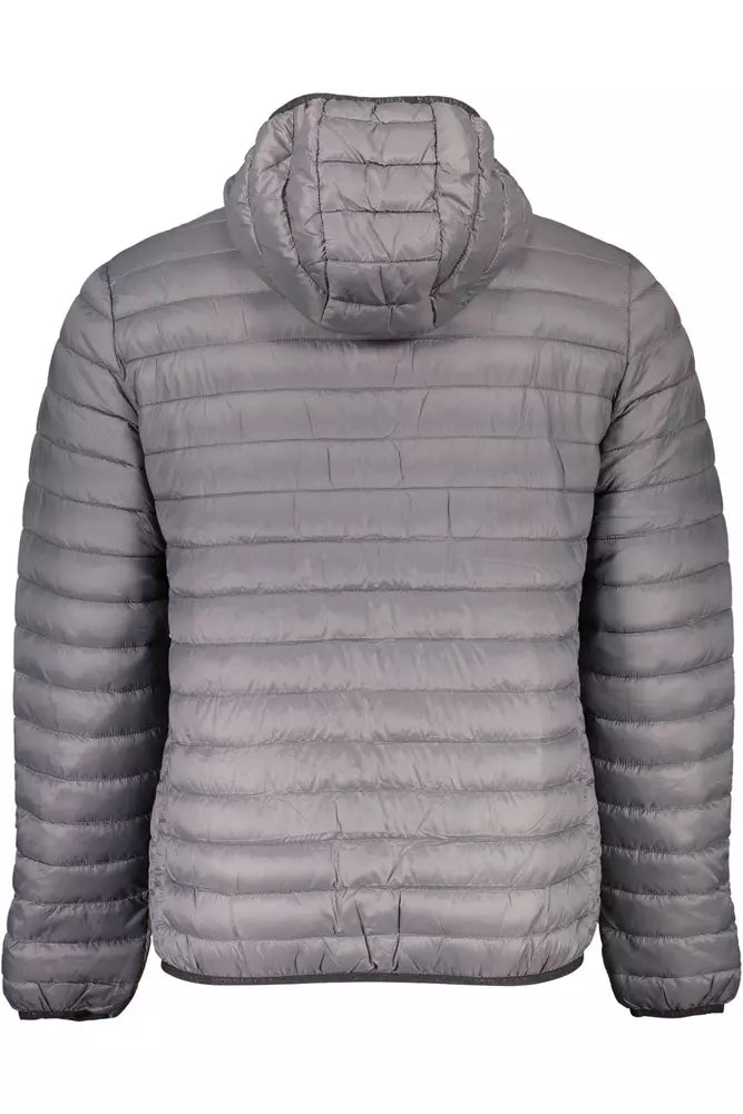 North Sails Sleek Hooded Polyamide Jacket in Gray North Sails