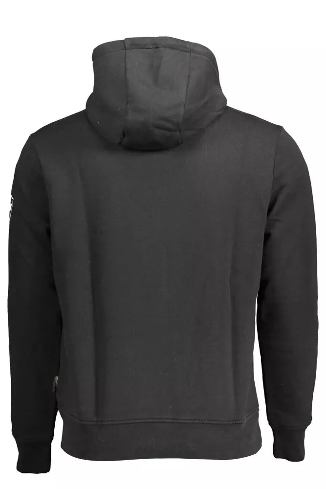 Napapijri Sleek Hooded Sweatshirt with Signature Print Napapijri