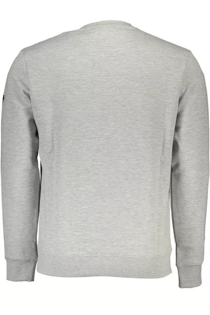 North Sails Chic Gray Long-Sleeved Sweatshirt with Print North Sails