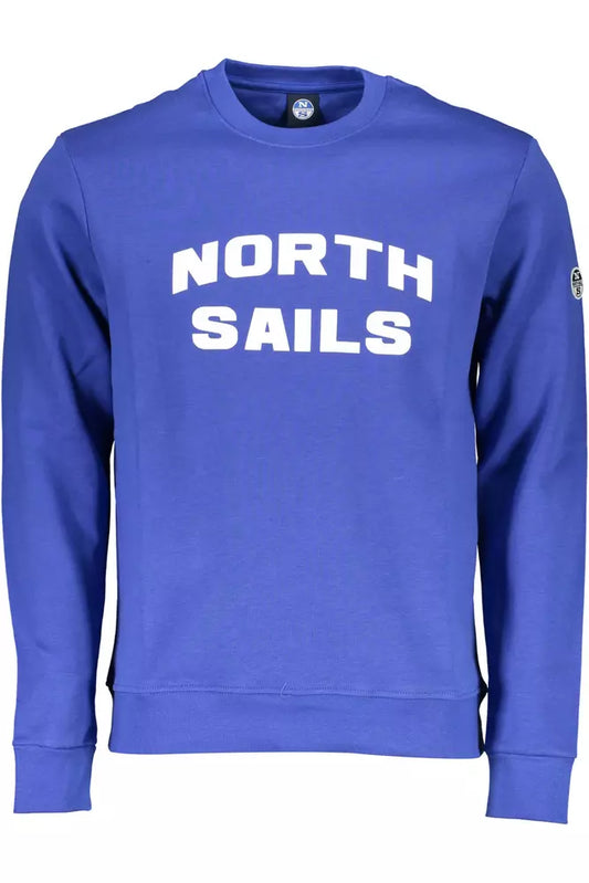 North Sails Chic Blue Round Neck Pullover Sweater North Sails