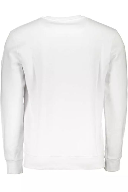 North Sails Elegant White Crew Neck Sweater North Sails