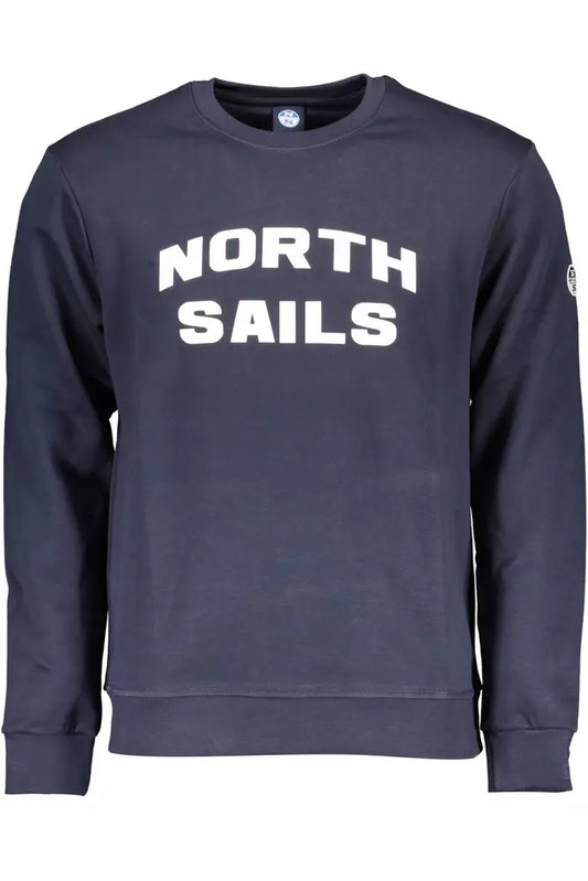 North Sails Blue Long-Sleeved Printed Sweatshirt North Sails