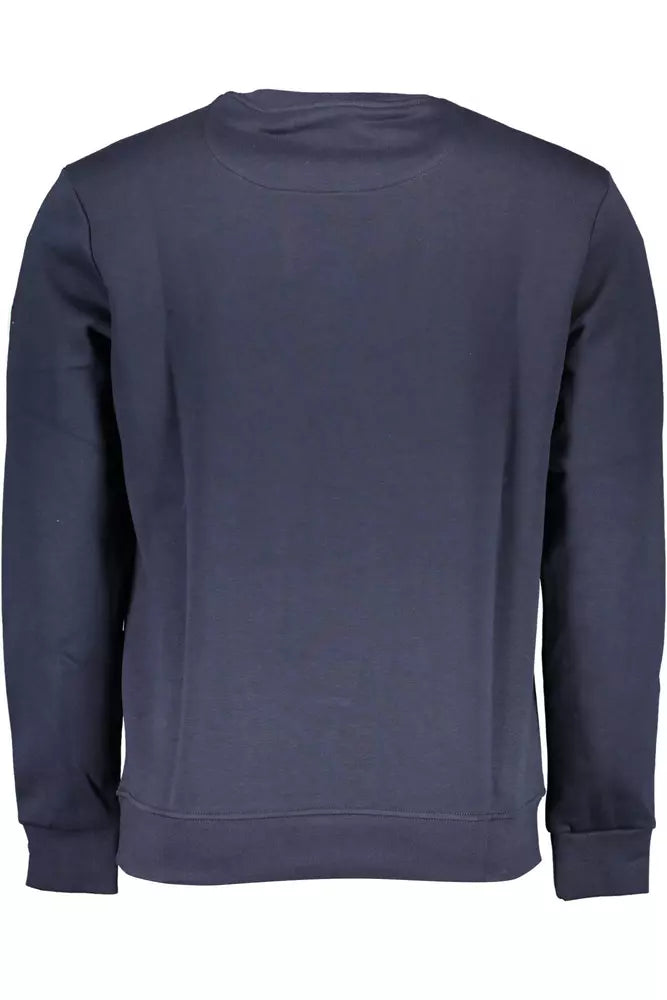 North Sails Blue Long-Sleeved Printed Sweatshirt North Sails