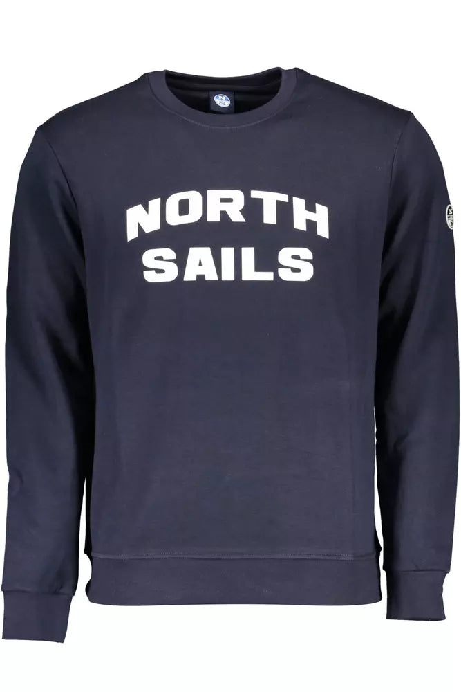 North Sails Blue Long-Sleeved Printed Sweatshirt North Sails