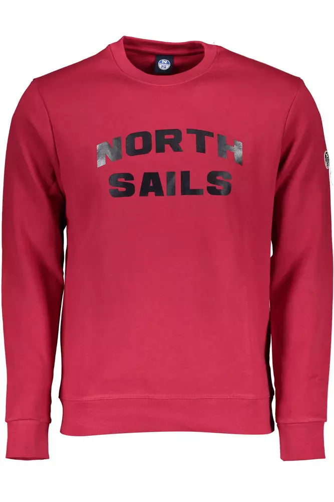 North Sails Chic Pink Printed Crew Neck Sweatshirt North Sails