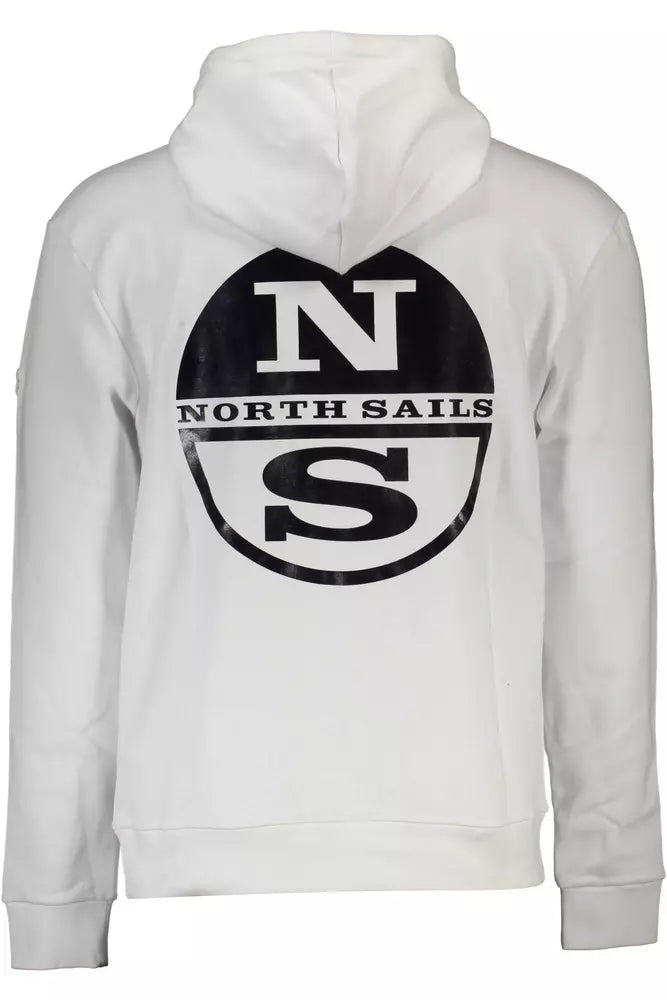 North Sails White Cotton Men Sweater