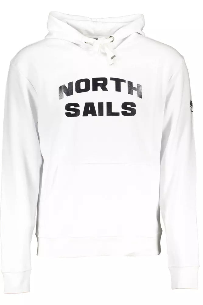 North Sails White Cotton Men Sweater