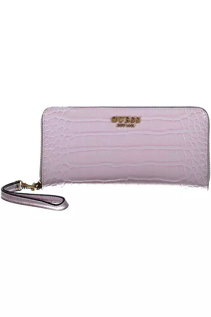 Guess Jeans Chic Pink Wallet with Ample Storage Guess Jeans