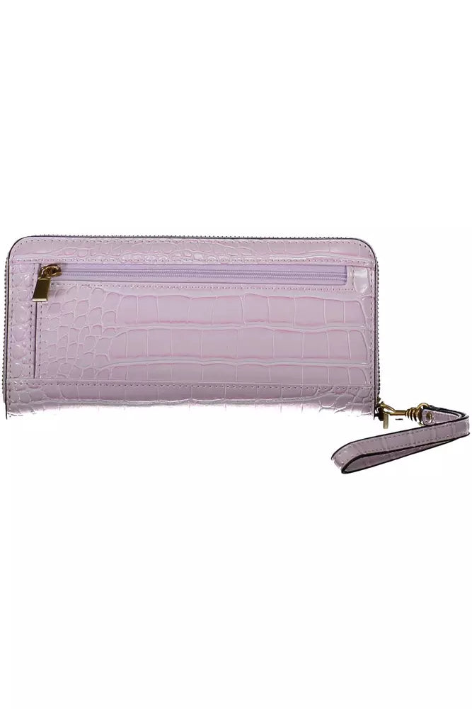 Guess Jeans Chic Pink Wallet with Ample Storage Guess Jeans