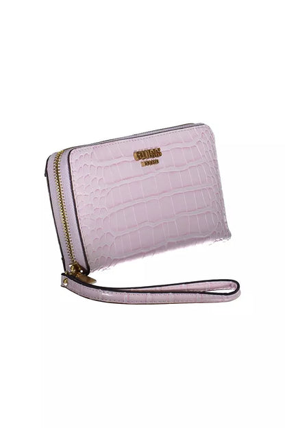 Guess Jeans Chic Pink Wallet with Ample Storage Guess Jeans