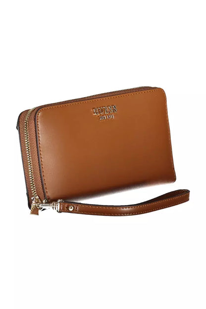 Guess Jeans Chic Essential Brown Ladies Wallet Guess Jeans