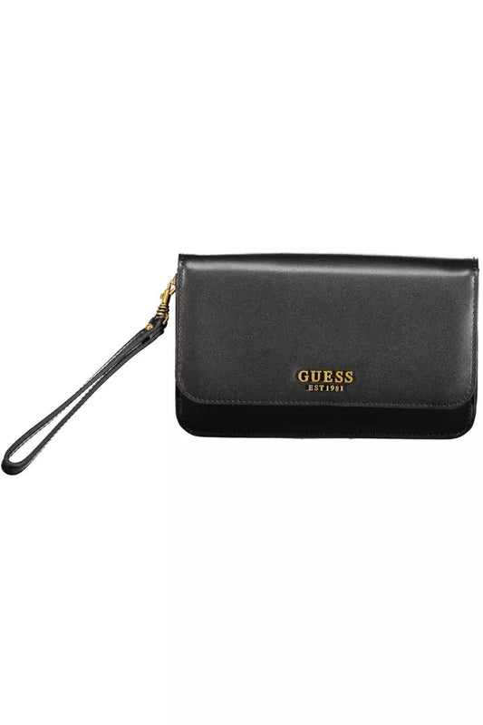 Guess Jeans Chic Black Multi-Compartment Wallet Guess Jeans