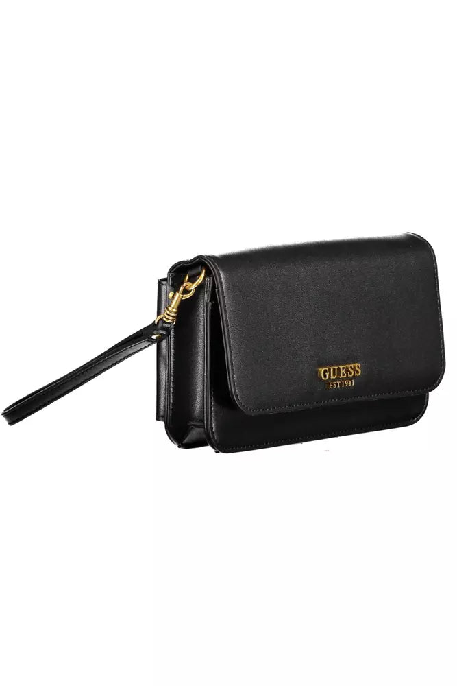 Guess Jeans Chic Black Multi-Compartment Wallet Guess Jeans