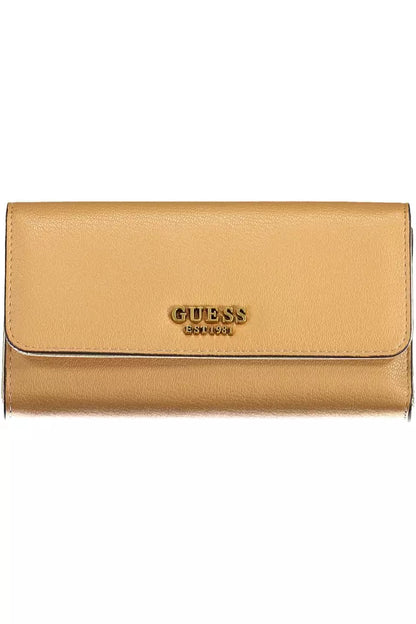 Guess Jeans Elegant Beige Polyethylene Women's Wallet Guess Jeans